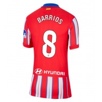 Camisa de time de futebol Atletico Madrid Pablo Barrios #8 Replicas 1º Equipamento Feminina 2024-25 Manga Curta